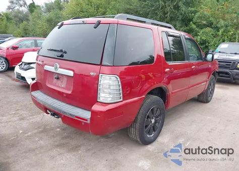 2010 Mercury Mountaineer z USA, uszkodzony, nr VIN 4M2EN4HE6AUJ01756